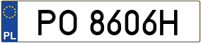 Truck License Plate